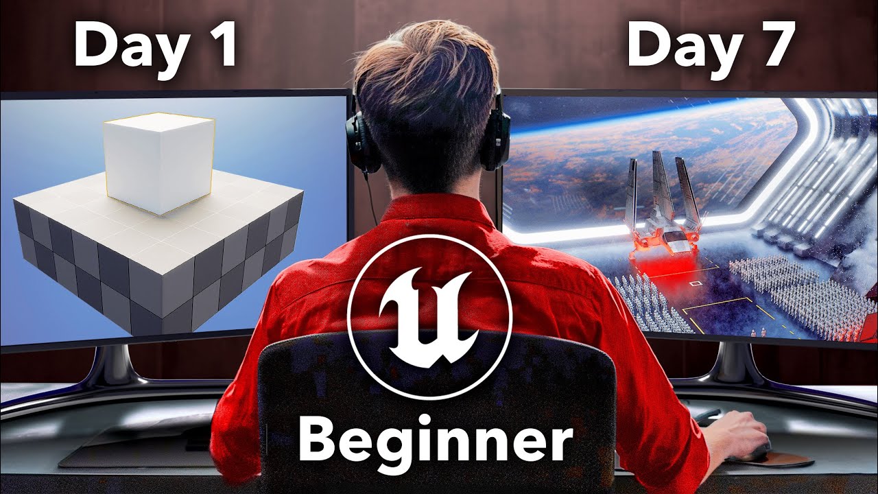 Unreal Engine 5 beginner course thumbnail